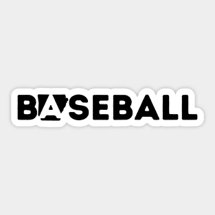 bAseball (light shirt) Sticker